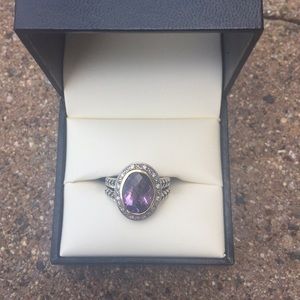 Kathy Ireland amethyst ring